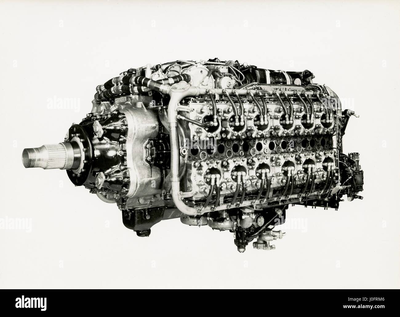 Sabre VA 24 cylinder engine Stock Photo