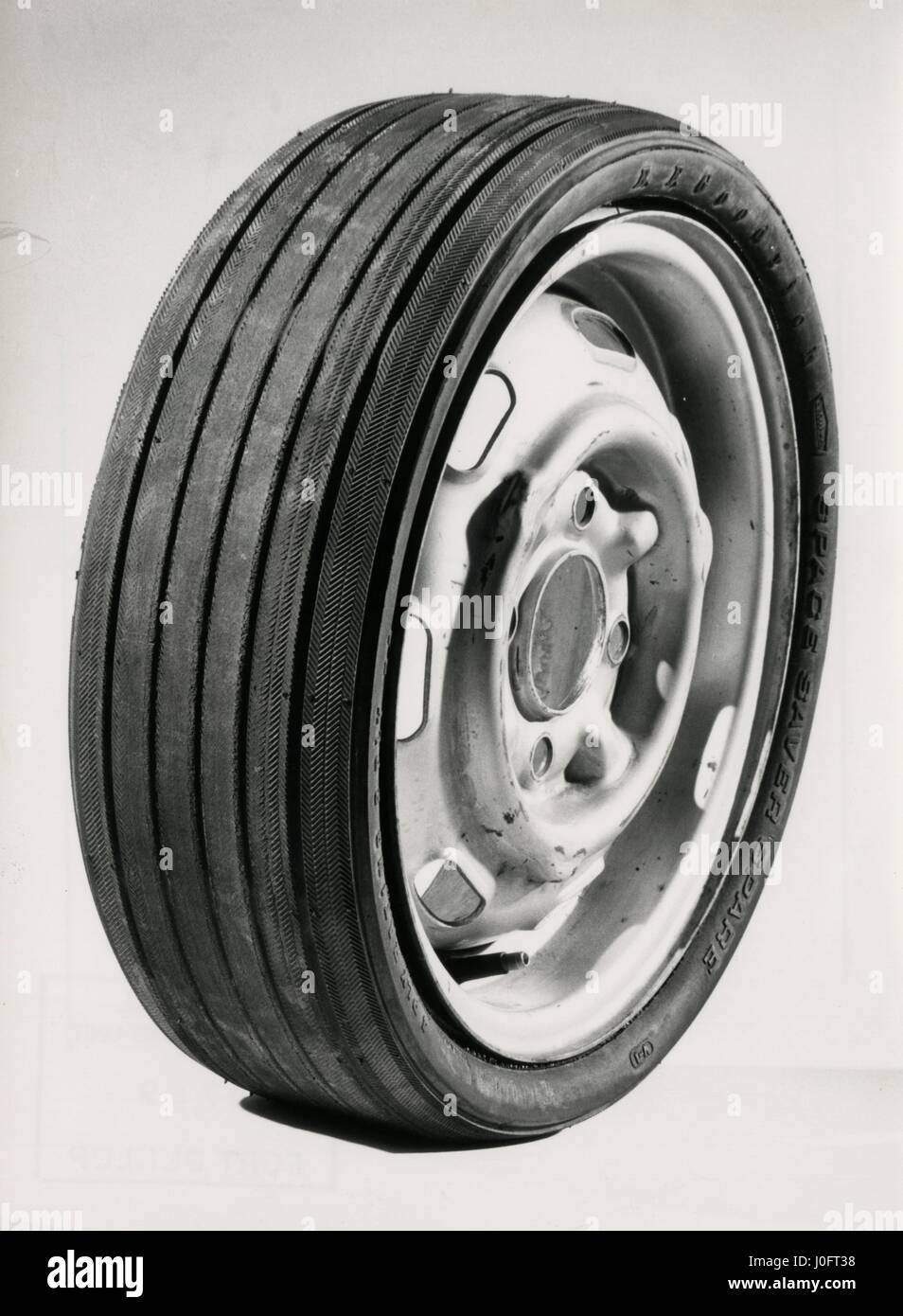 Goodrich space saver car tyre Stock Photo