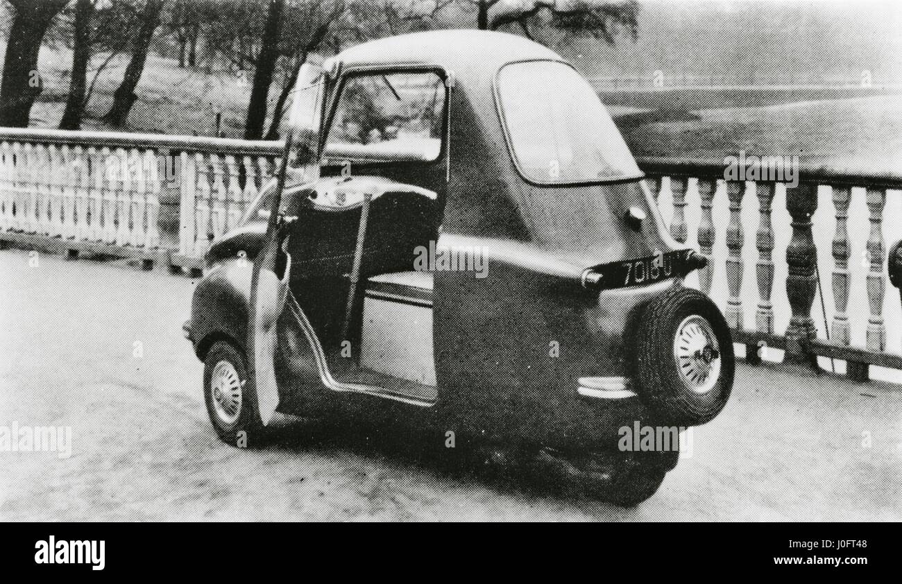 Scootacar'The light car', with its passenger door open Stock Photo