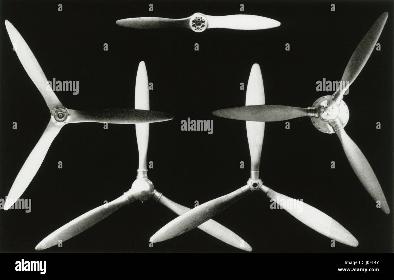 Fairey Aviation Company, metal airscrews Stock Photo
