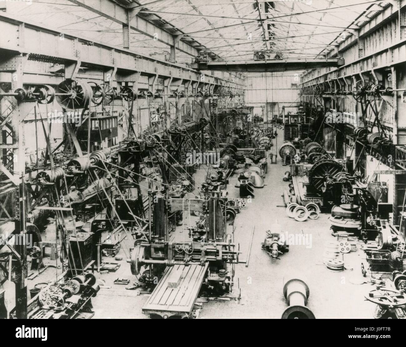 Heaton heavy machine shop Stock Photo