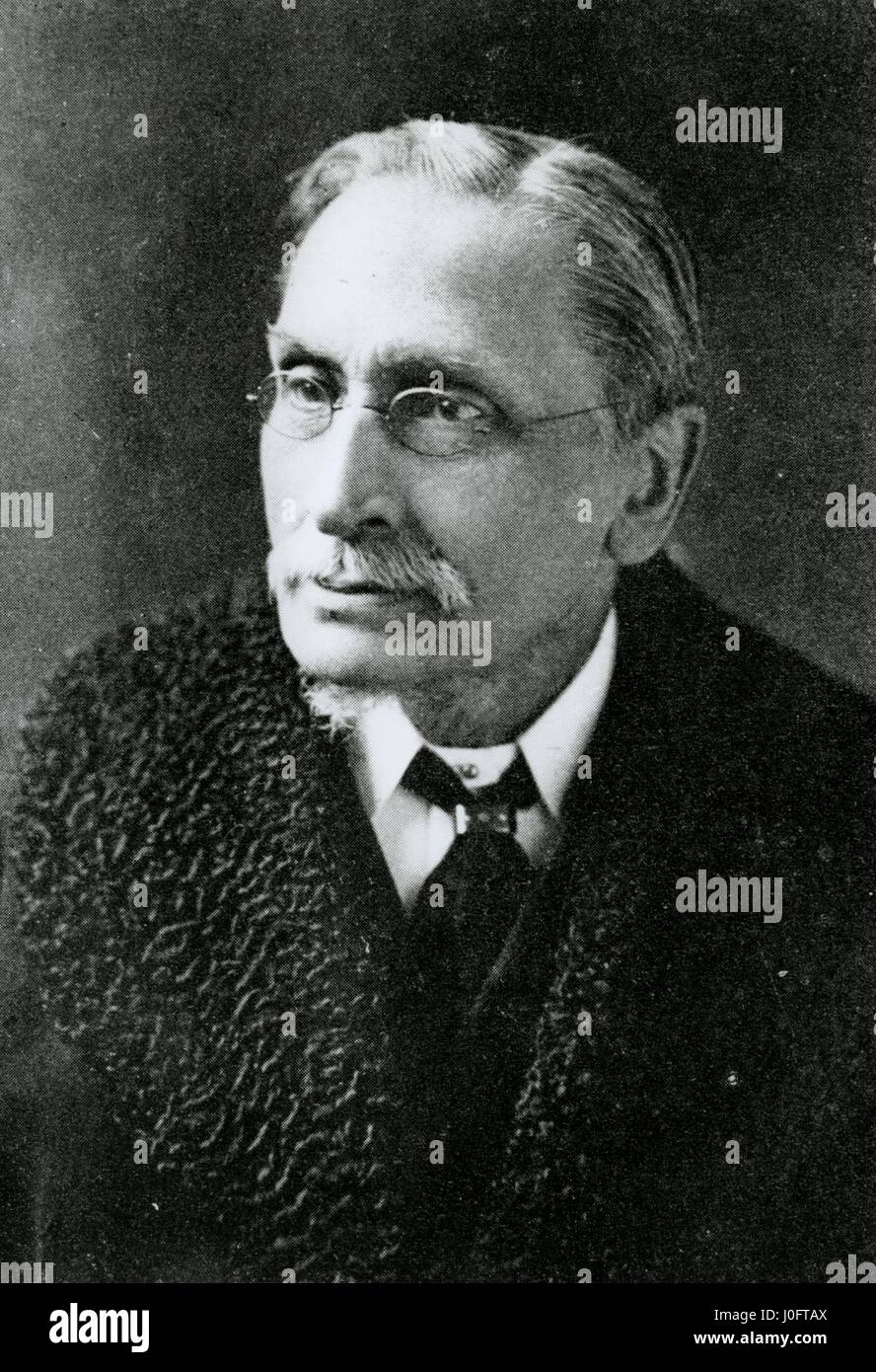 Professor Cawthorne Unwin (1838-1933) Stock Photo