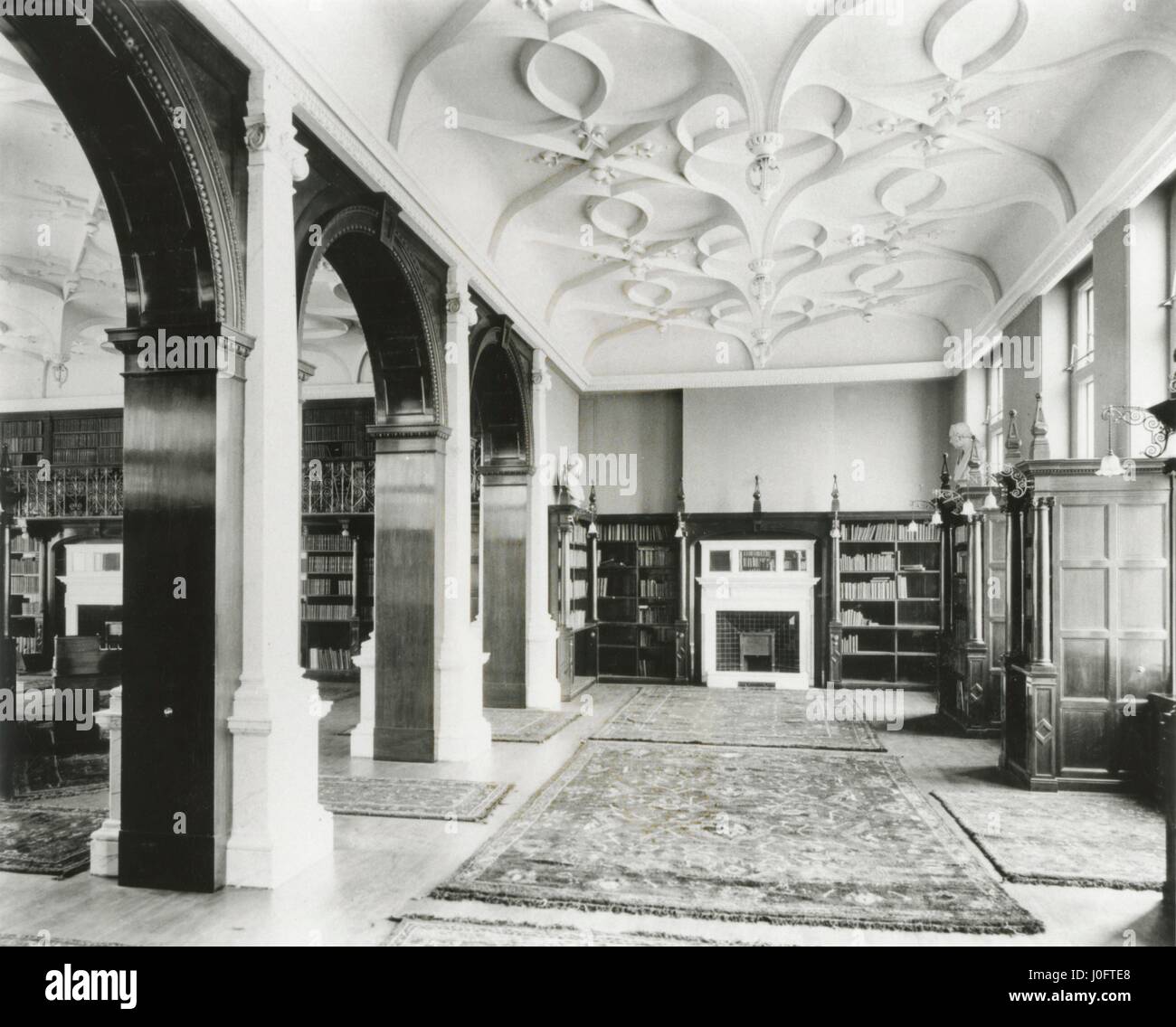 Institution of Mechanical Engineers headquarters, view of the Library Stock Photo