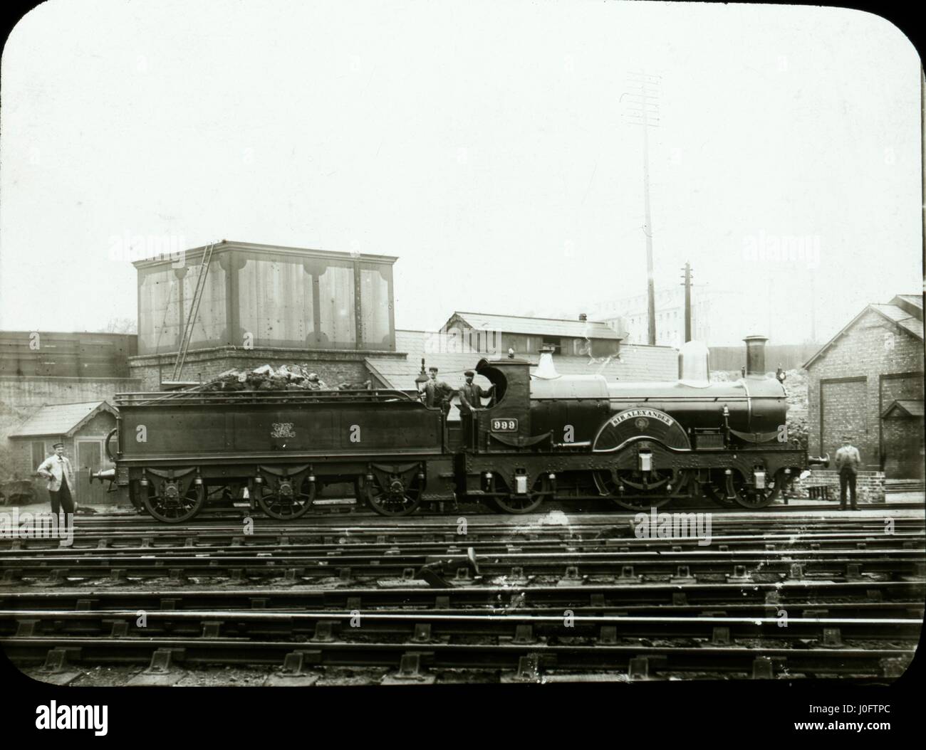 Locomotive 999 'Sir Alexander' Stock Photo