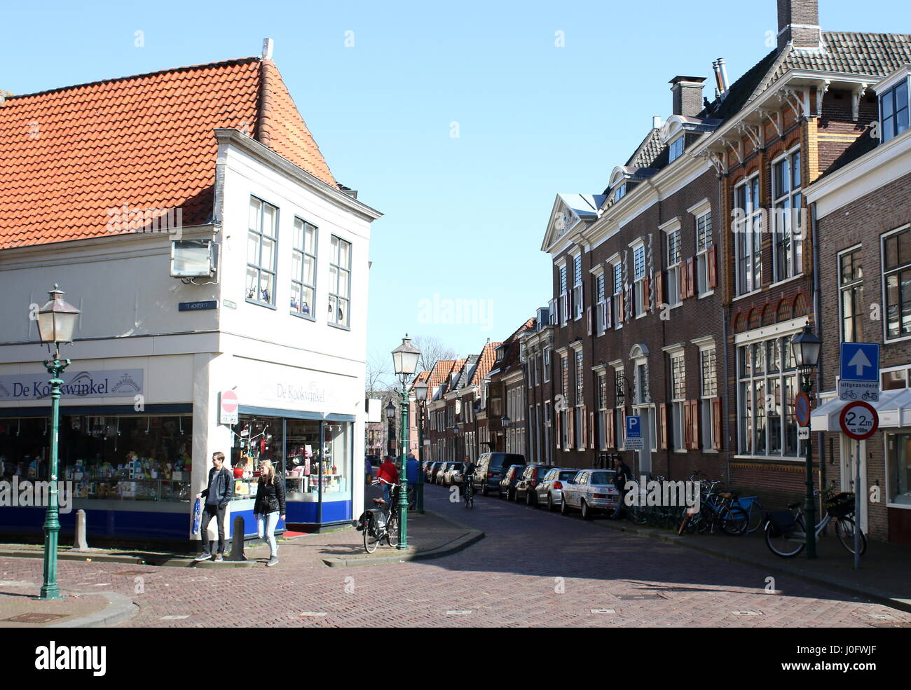 Fomer 17th century Oost-Indisch Huis Hoorn (East India House in the Zuiderzee port of Hoorn) at Muntstraat, centre of Hoorn, Netherlands Stock Photo