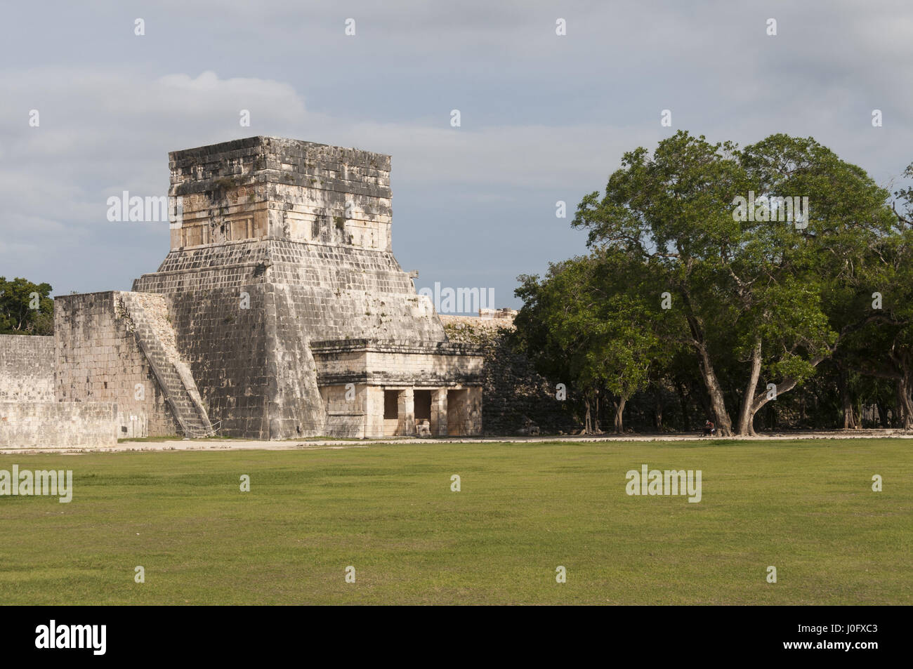 Mexico, Yucatan, Chichen Itza, Mayan site, Gran Juego de Pelota, Great Ball Court Stock Photo