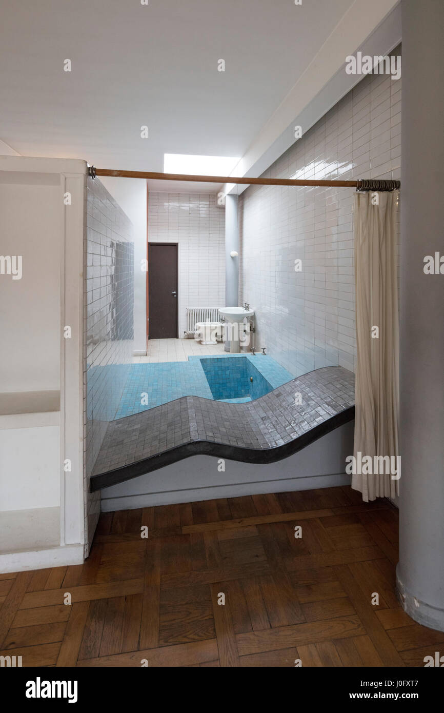 Bathroom With Day Bed Villa Savoye At Poissy France