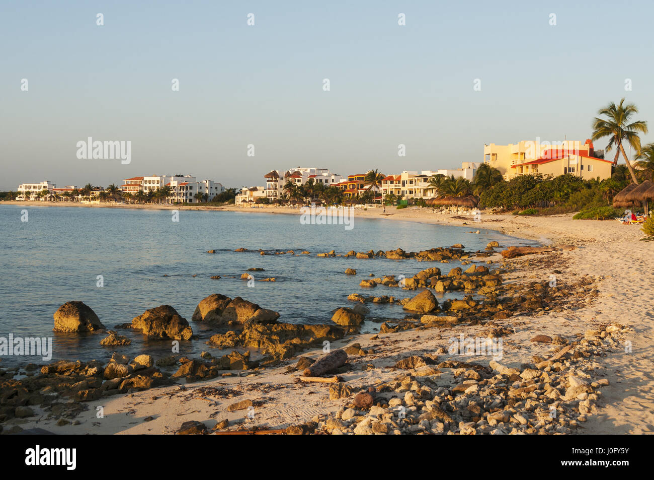 Mexico, Yucatan, Quintana Roo, Akumal, beach scene Stock Photo Alamy