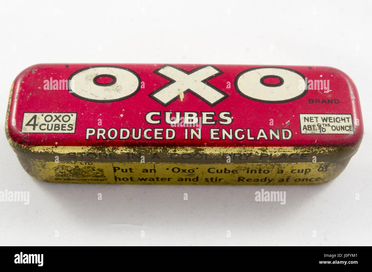 OXO Tin Stock Photo