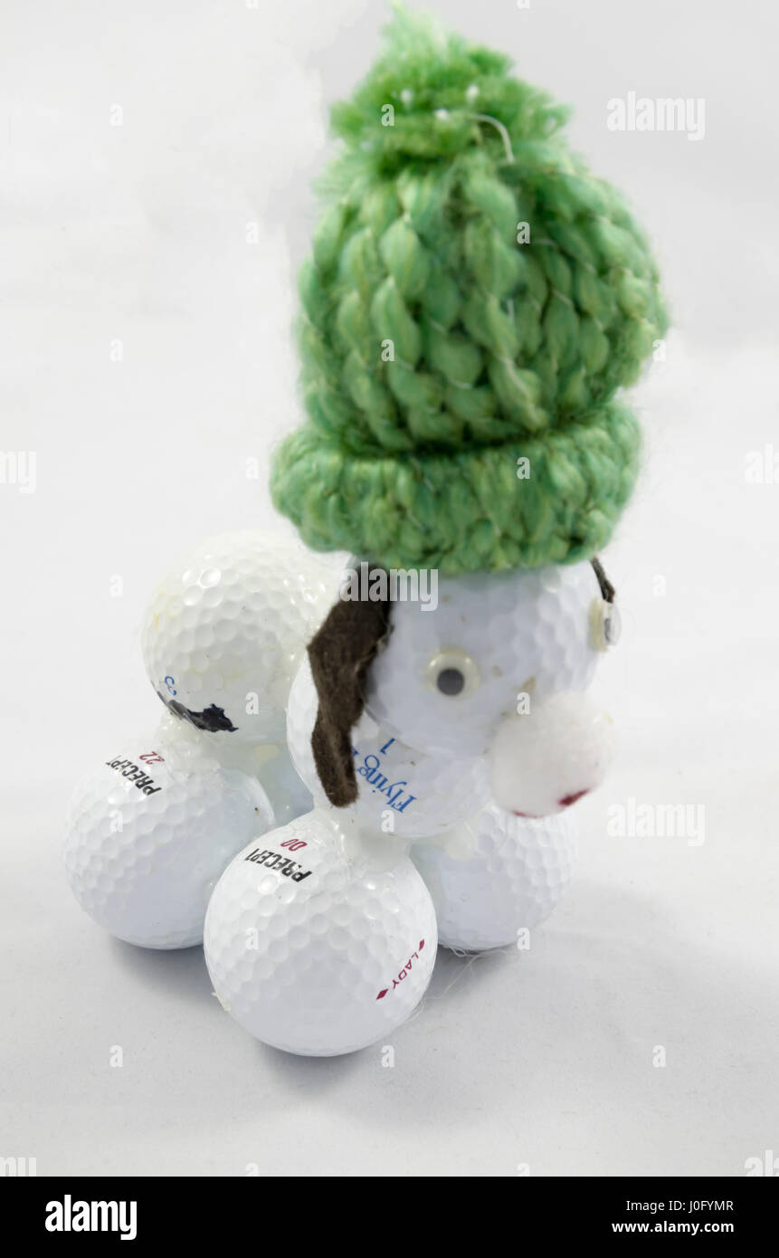 Golf ball dog Stock Photo Alamy