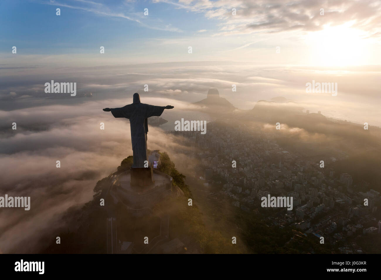 The giant Art Deco statue of Jesus, known as Cristo Redentor (Christ