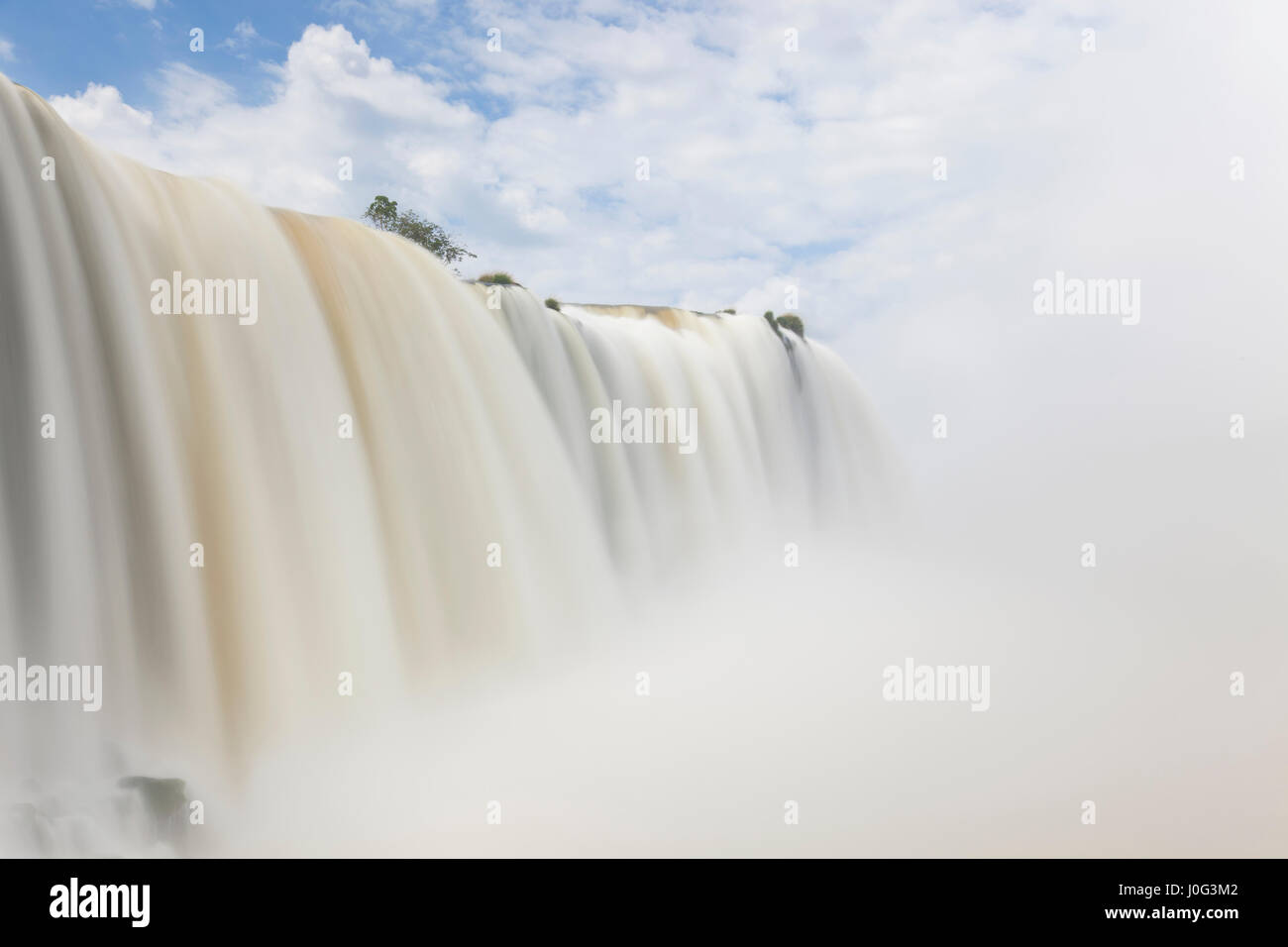 Iguacu (Iguazu) Falls, Cataratta Foz do Iguacu, Parana, Iguazu National Park, Brazil Stock Photo
