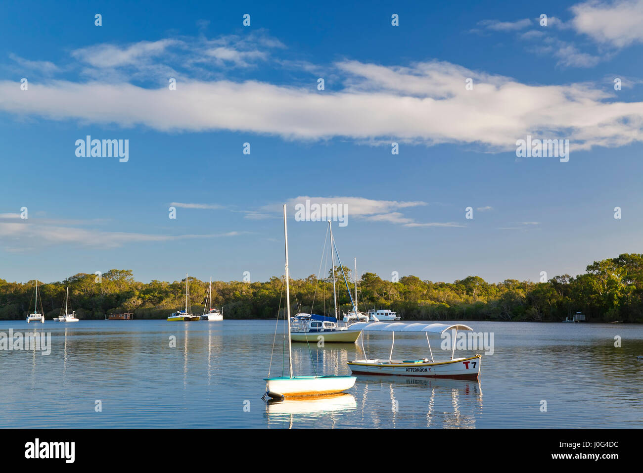 Noosa River, Noosa Heads, Queensland, Australia Stock Photo Alamy