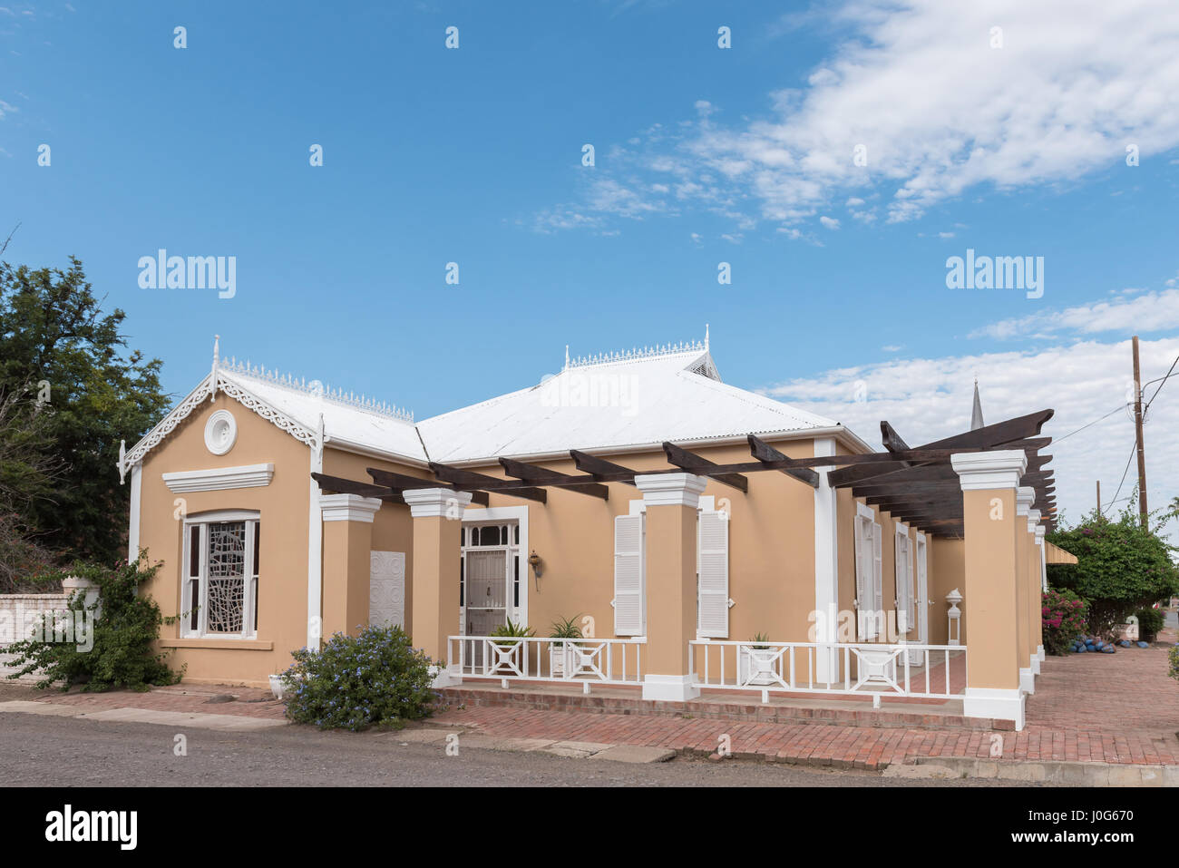 ABERDEEN, SOUTH AFRICA MARCH 23, 2017 An old house in Aberdeen, a