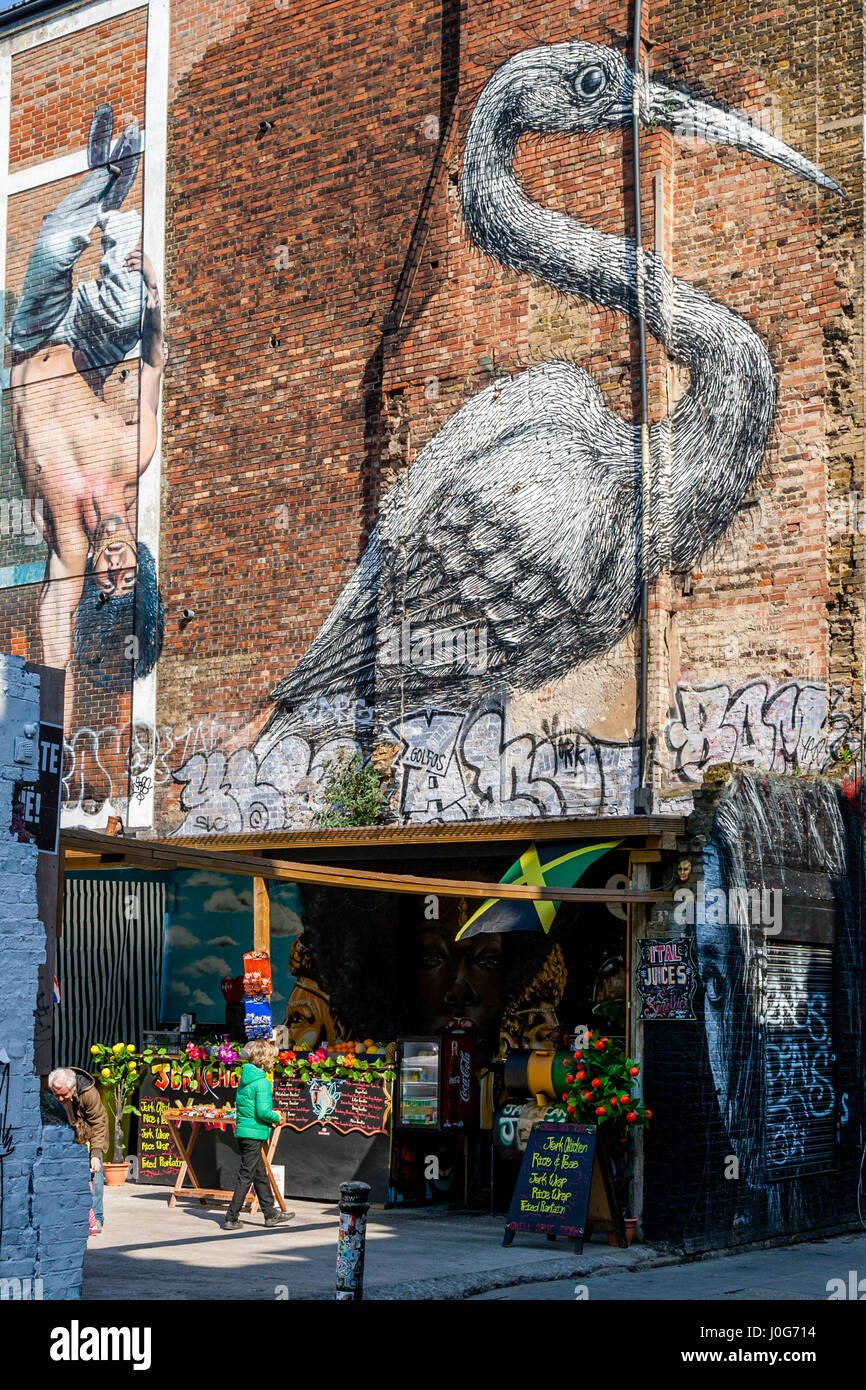 Jamaican Cafe, Brick Lane, London, England Stock Photo Alamy