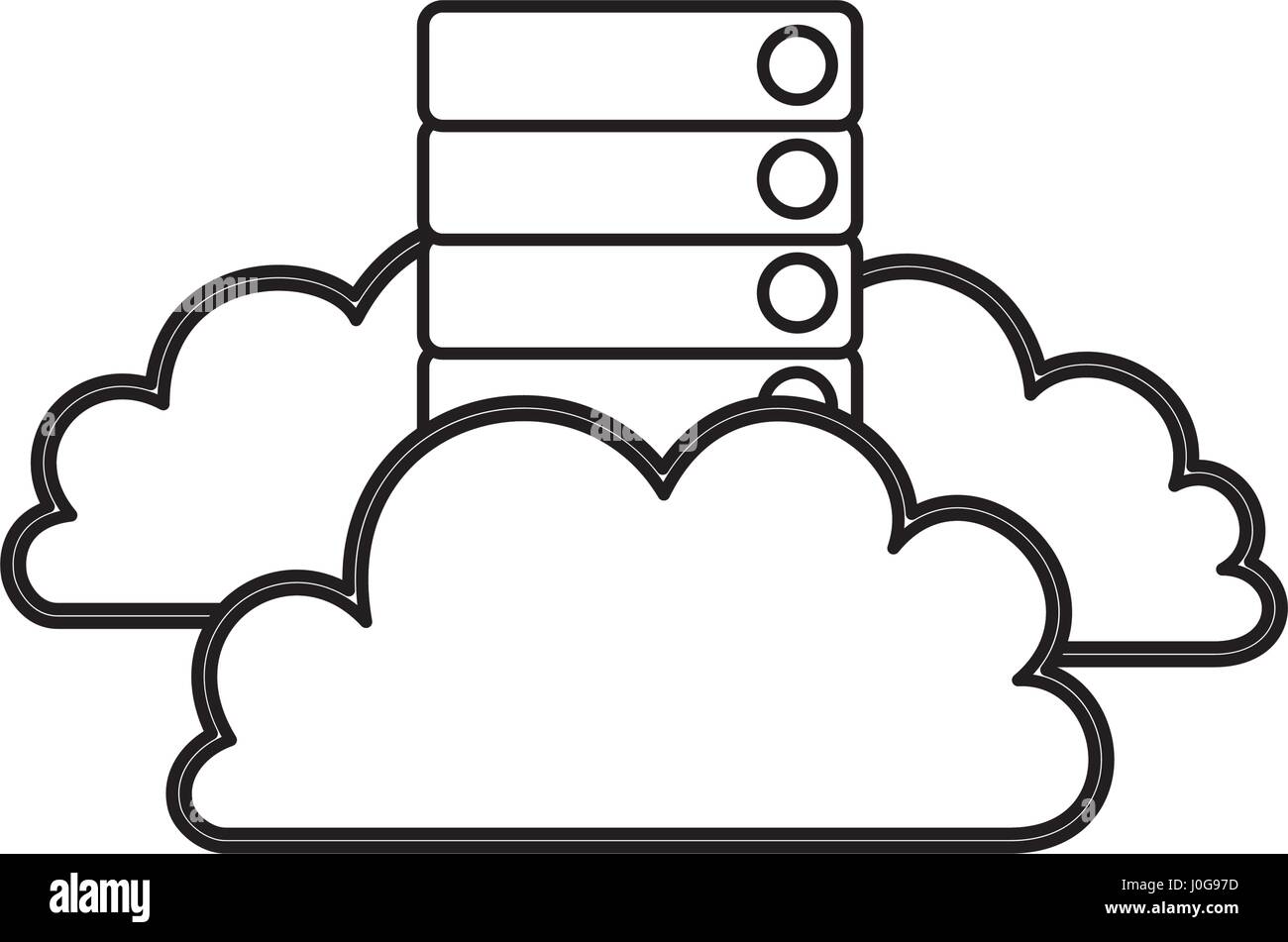 Cloud computing technology Stock Vector Image & Art - Alamy