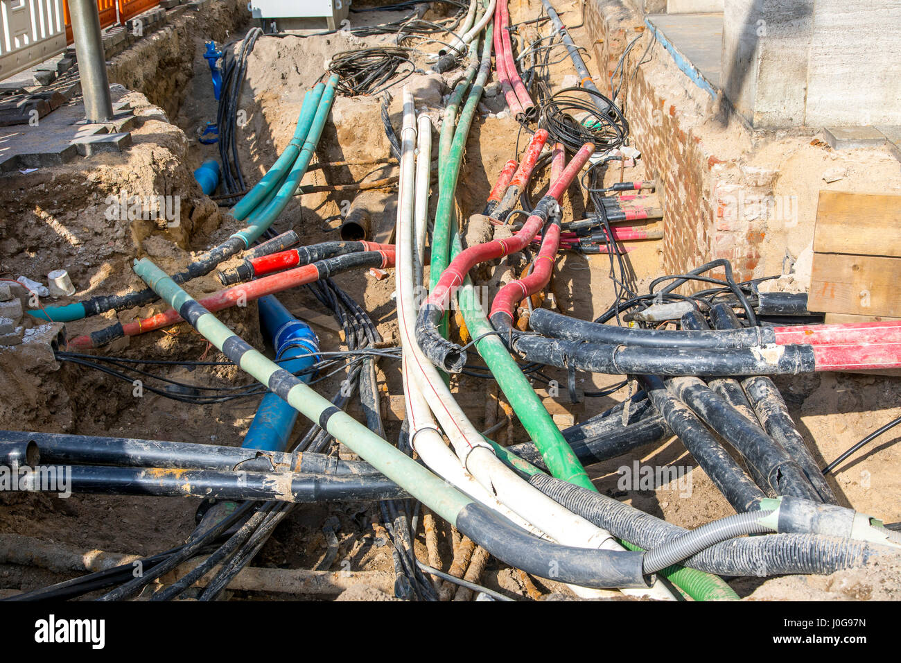 Telephone underground cables hires stock photography and images Alamy