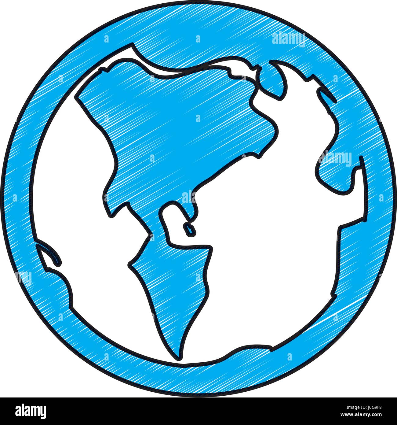 Isolated world earth Stock Vector Image & Art - Alamy