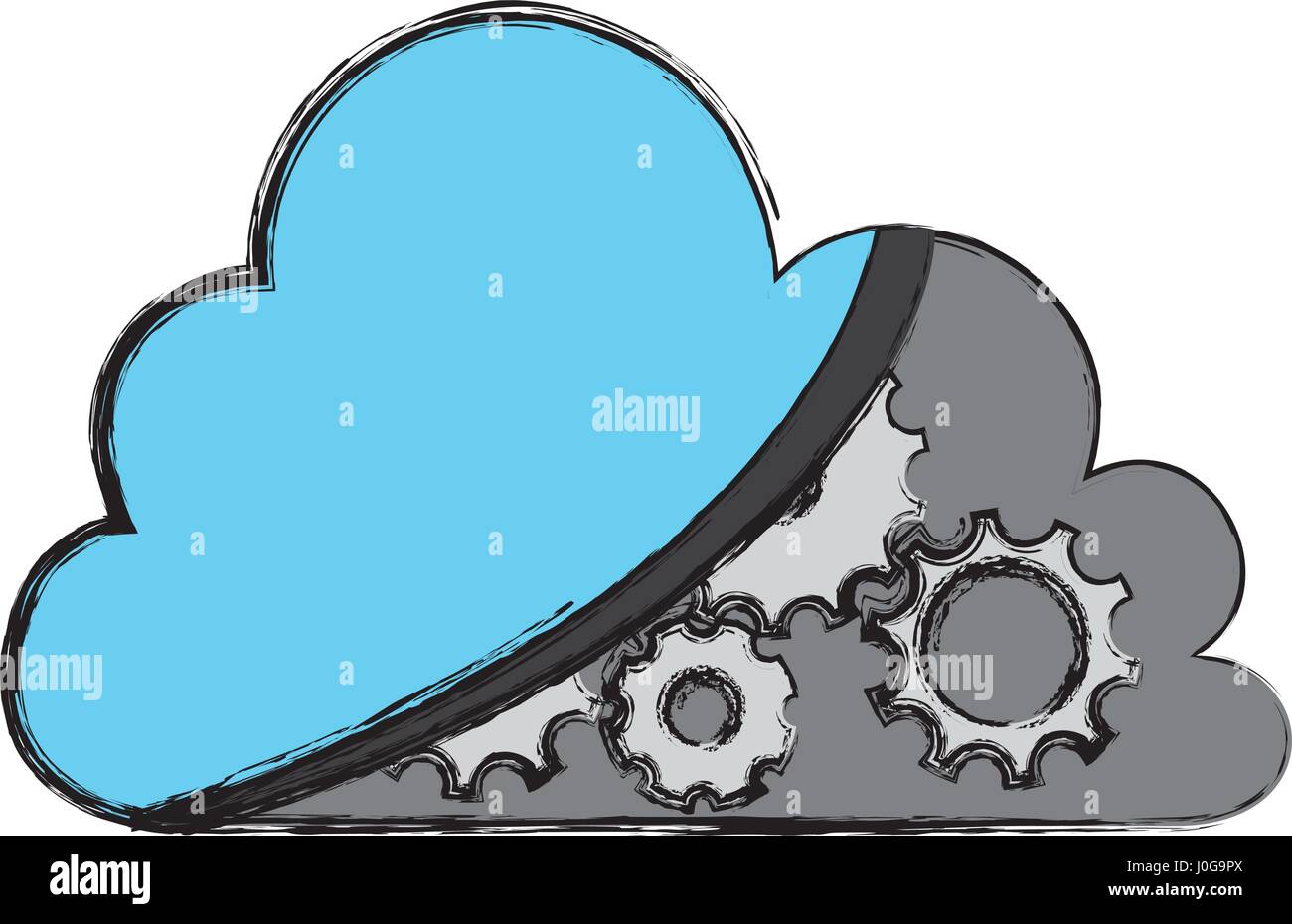 Cloud computing technology Stock Vector Image & Art - Alamy