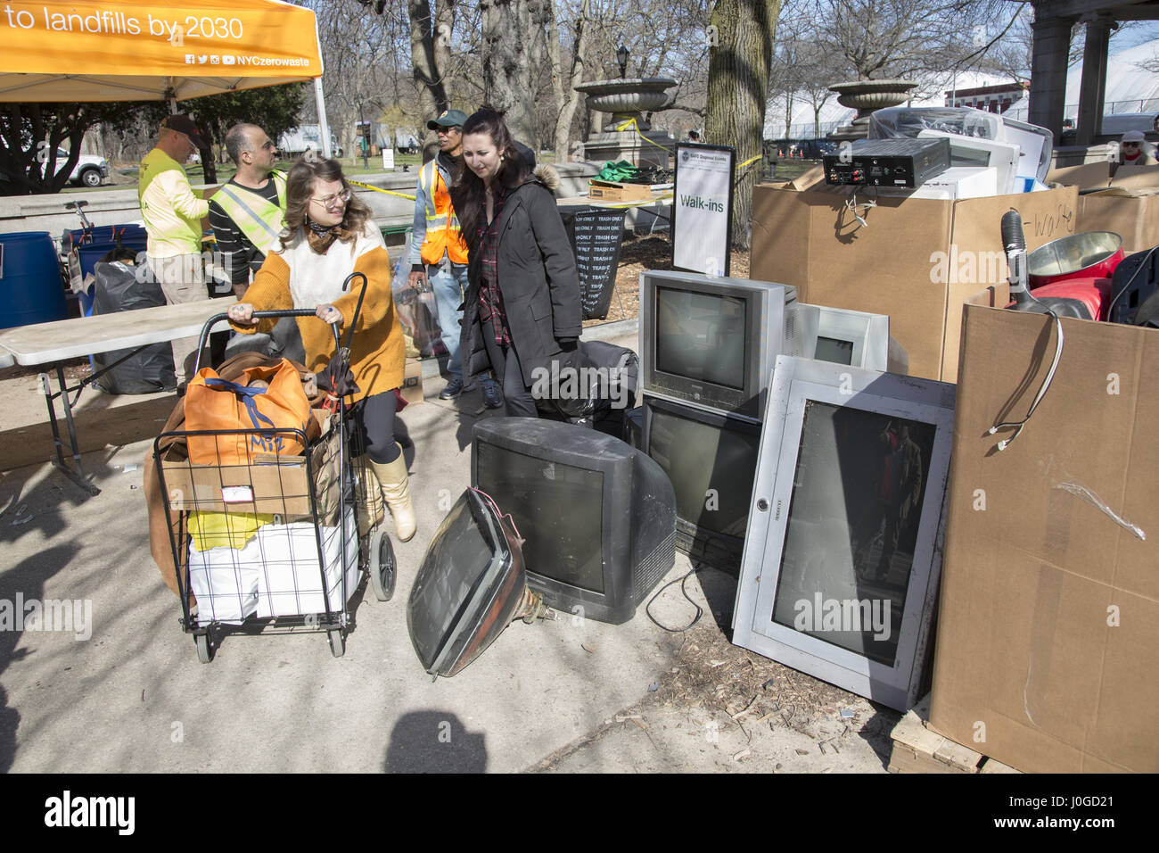 New York City hosts a Safe Disposal Event in Prospect Park where people