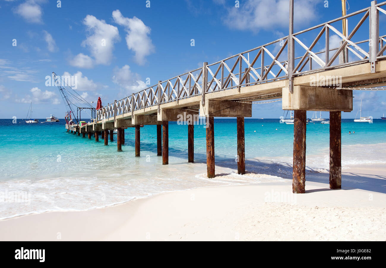 Bridgetown, Barbados - Tropical island - Caribbean sea - Brownes beach - Carlisle bay Stock Photo