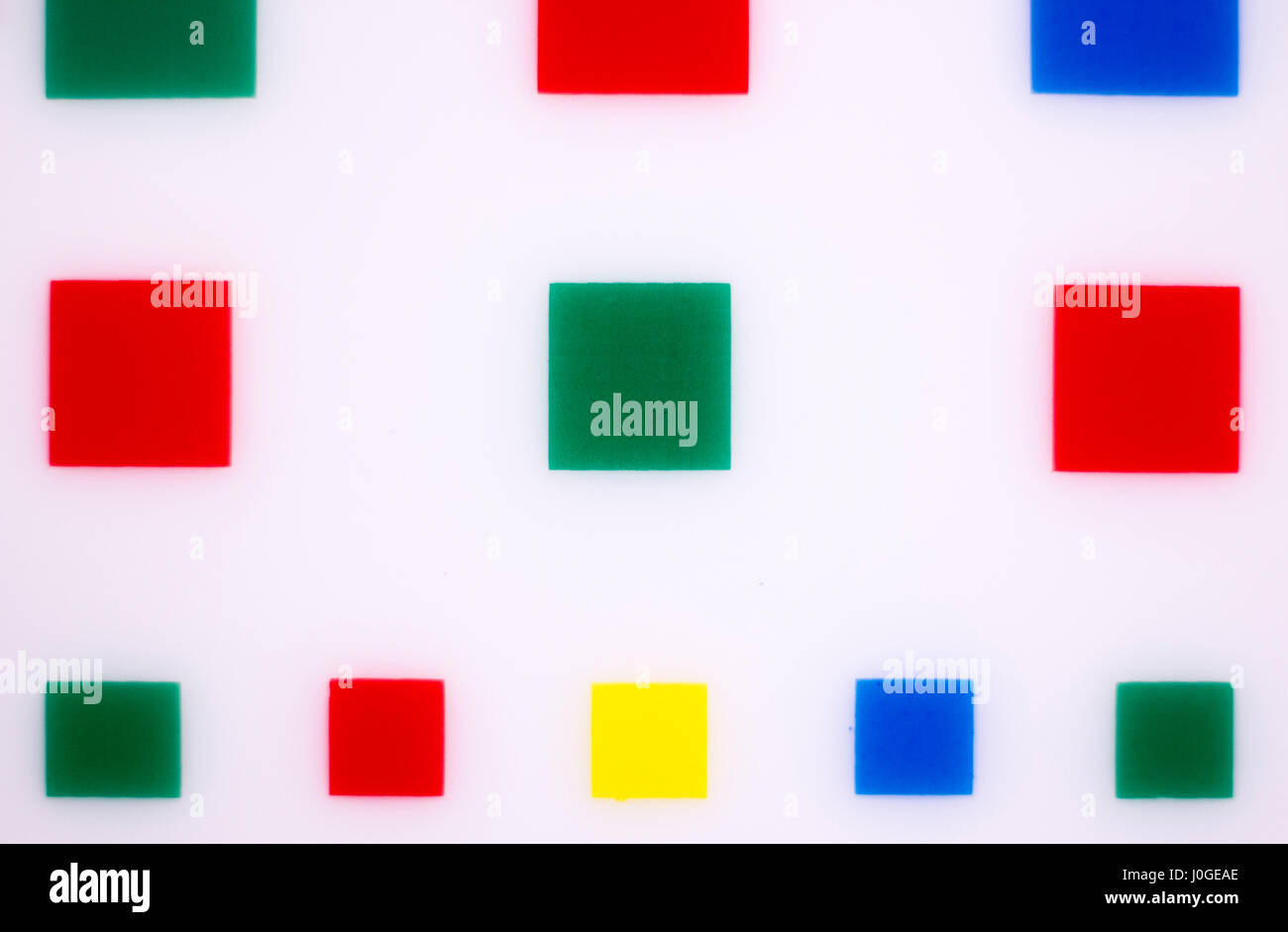 Opticians ophthalmology and optometry eye test chart to test sight and vision for patients with