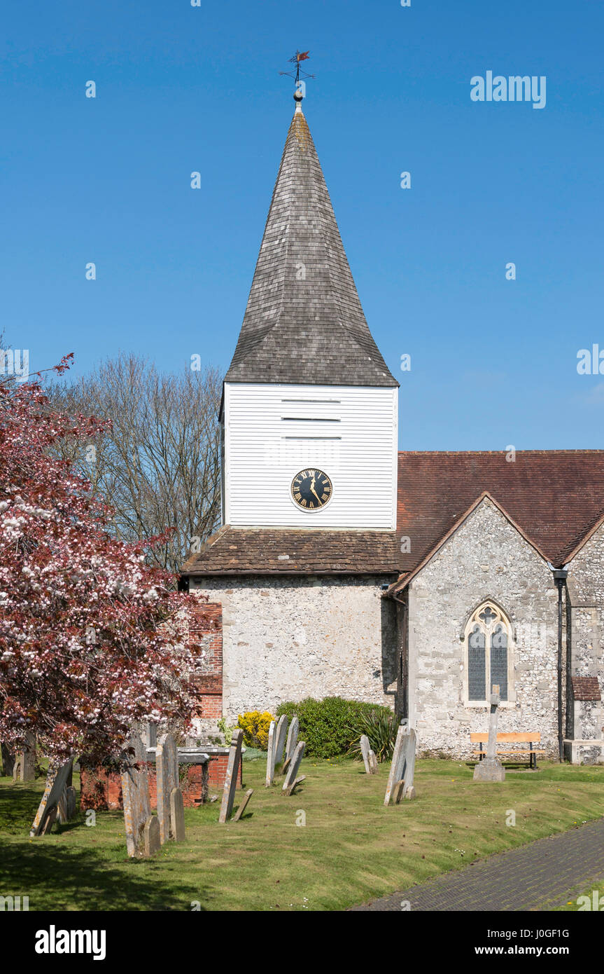 St Nicolas Church, Church Road, Great Bookham, Surrey, England, United Kingdom Stock Photo Alamy