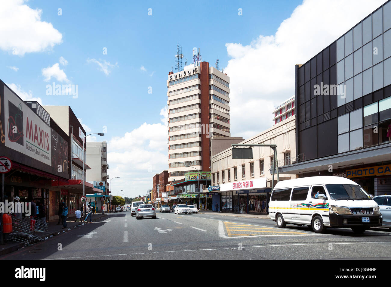 5th Avenue, Springs, East Rand, Gauteng Province, Republic of South Africa Stock Photo