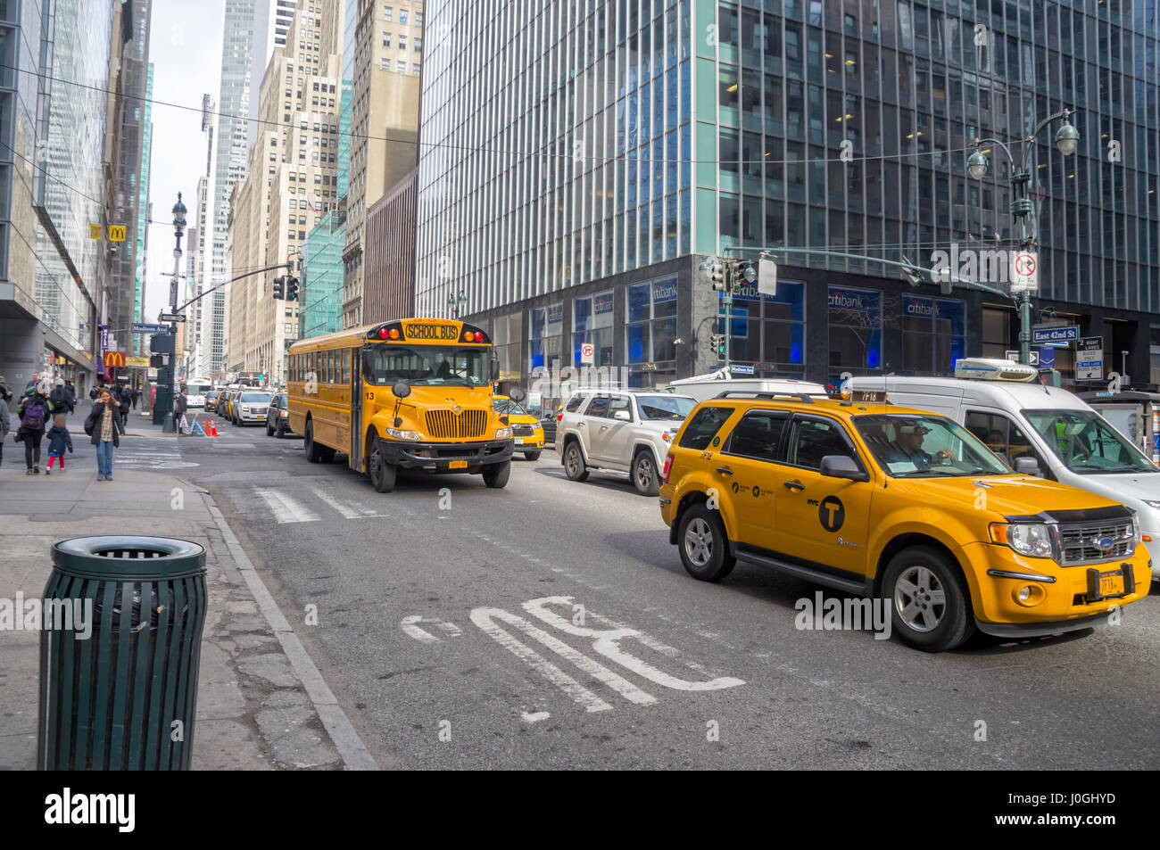 Us school bus new york hi-res stock photography and images - Alamy