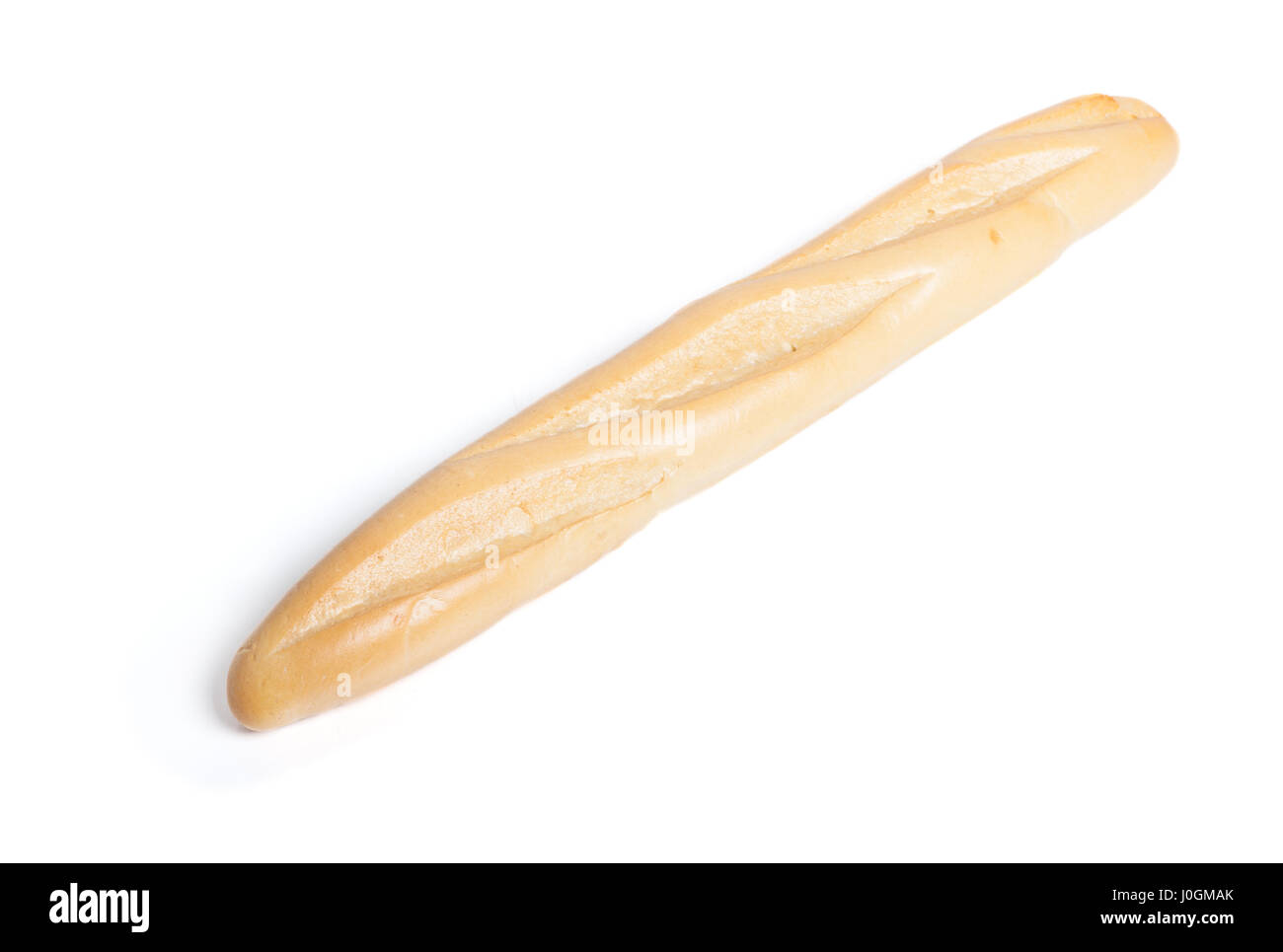 French baguette isolated on white background Stock Photo - Alamy