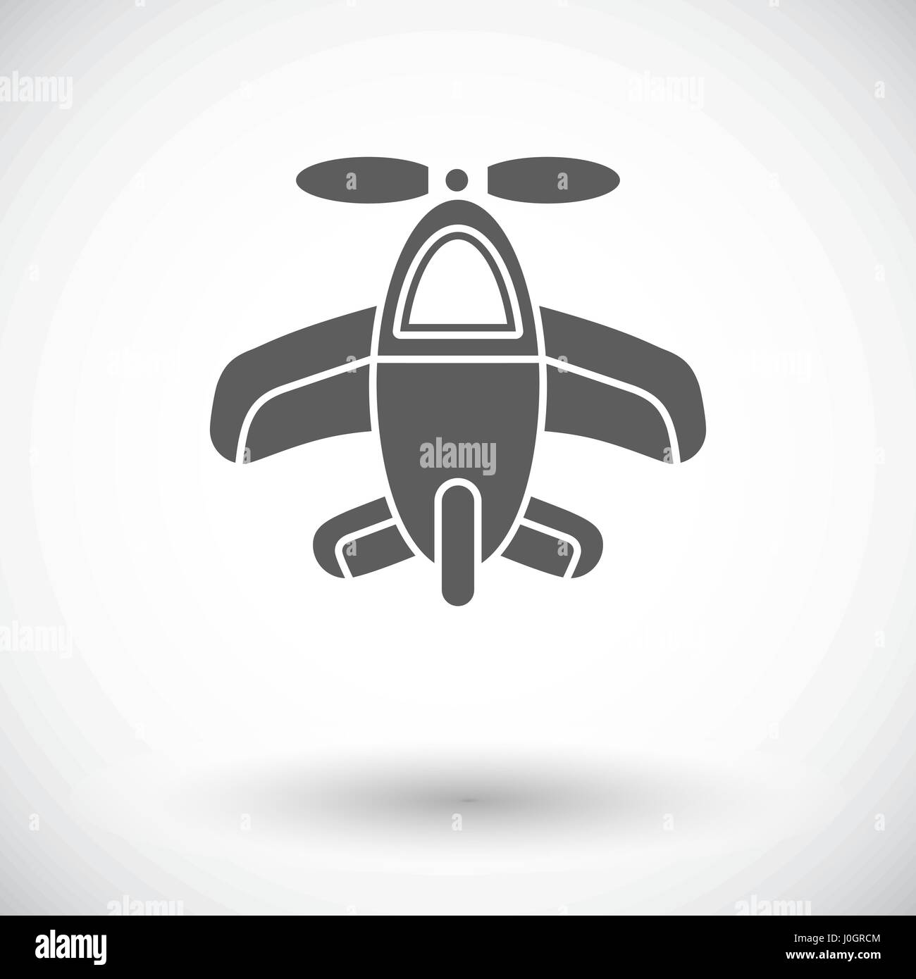 Airplane toy icon. Flat vector related icon for web and mobile applications. It can be used as - logo, pictogram, icon, infographic element. Vector Il Stock Vector