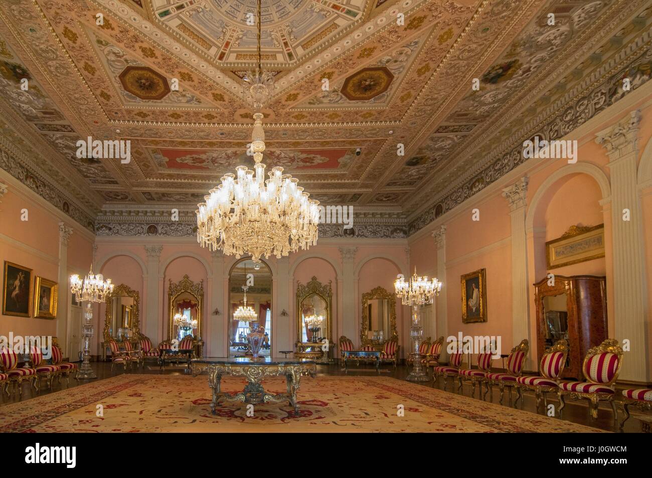 Interior dolmabahce palace istanbul turkey hi-res stock photography and ...
