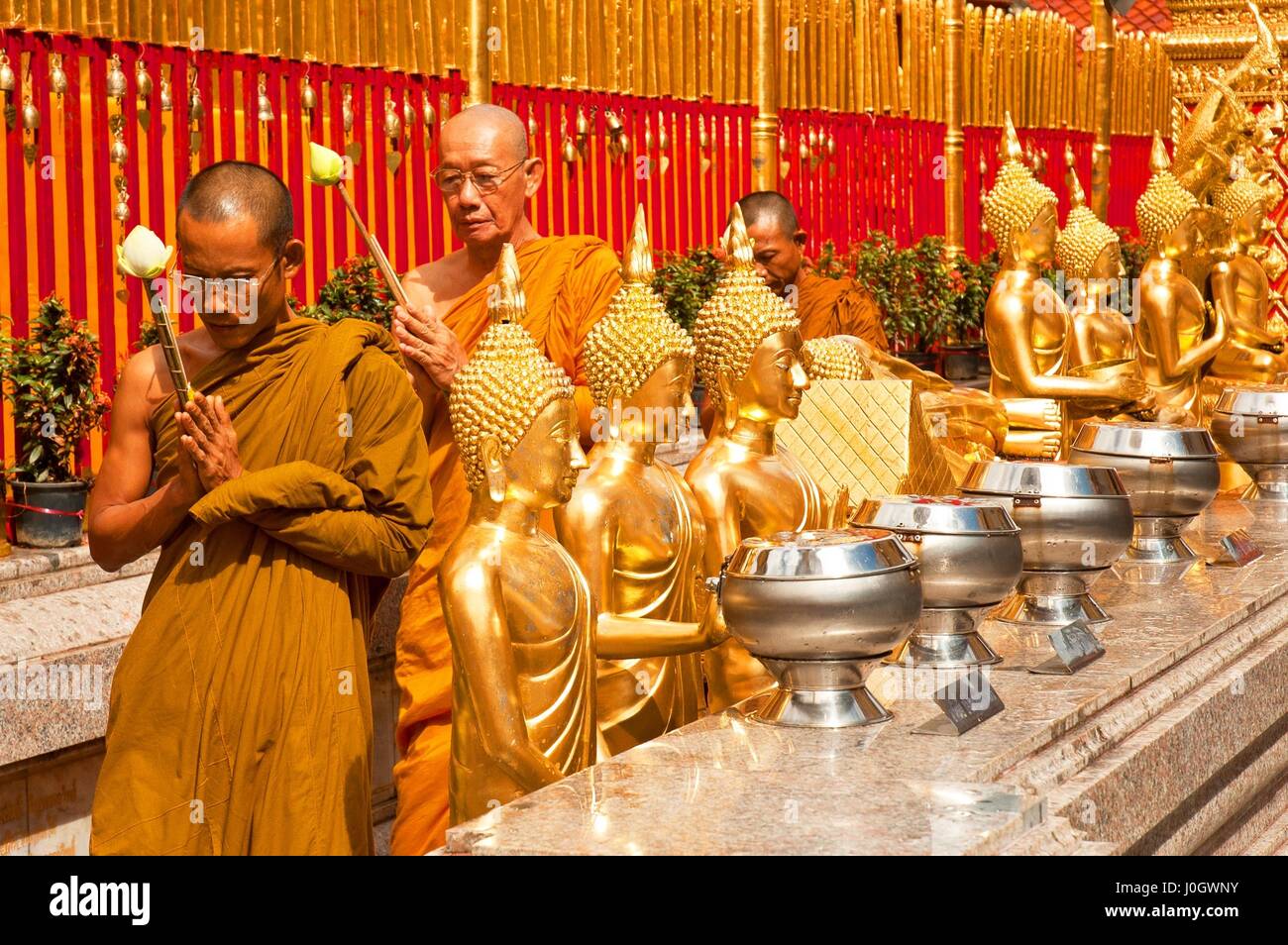 Monks in procession around hi-res stock photography and images - Alamy