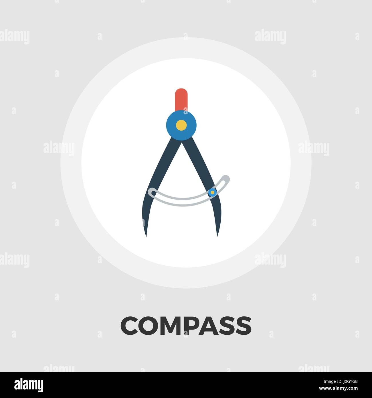 Compass drawing tool vector isolated on white background 24360589