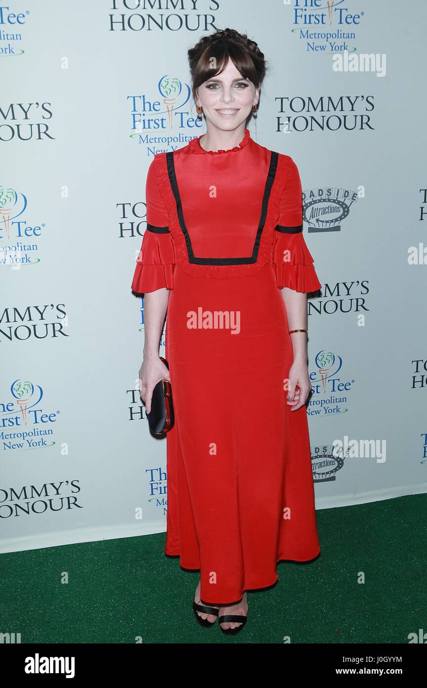 New York, NY, USA. 12th Apr, 2017. Ophelia Lovibond at 'Tommy's Honour' New York Screening at AMC Loews Lincoln Square 13 Theater on April 12, 2017 in New York City. Credit: Diego Corredor/Media Punch/Alamy Live News Stock Photo