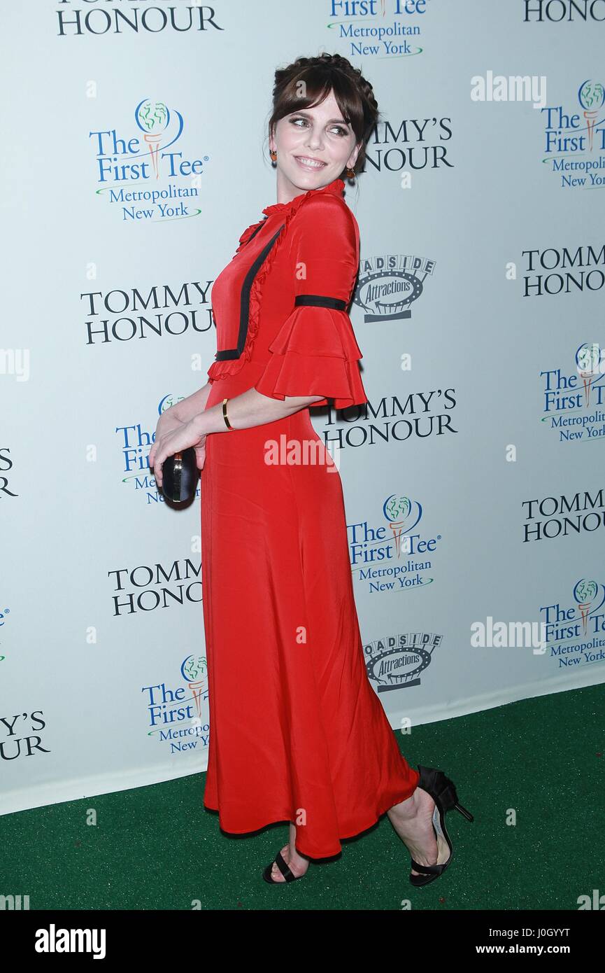 New York, NY, USA. 12th Apr, 2017. Ophelia Lovibond at 'Tommy's Honour' New York Screening at AMC Loews Lincoln Square 13 Theater on April 12, 2017 in New York City. Credit: Diego Corredor/Media Punch/Alamy Live News Stock Photo