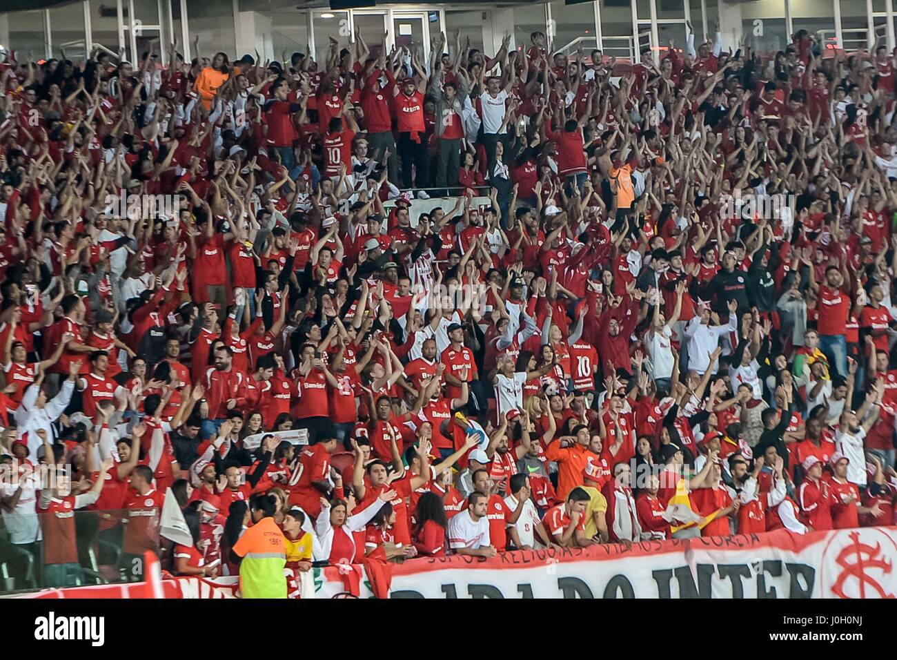 Porto Alegre, Brazil. 12th Apr, 2017. Rio Stadium, Porto Alegre/RS. Credit: Eldio Suzano/FotoArena/Alamy Live News Stock Photo