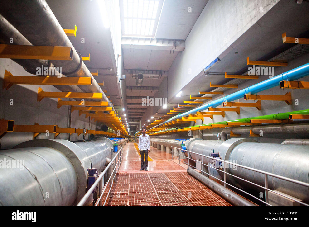 Gift City, Gujarat, India. 20th Mar, 2017. 20 March 2017 - GIFT city, India.An extensive Underground Utility Tunnel which runs along the length & breadth of the city is a unique infrastructure feature of the GIFT city. Credit: Subhash Sharma/ZUMA Wire/Alamy Live News Stock Photo