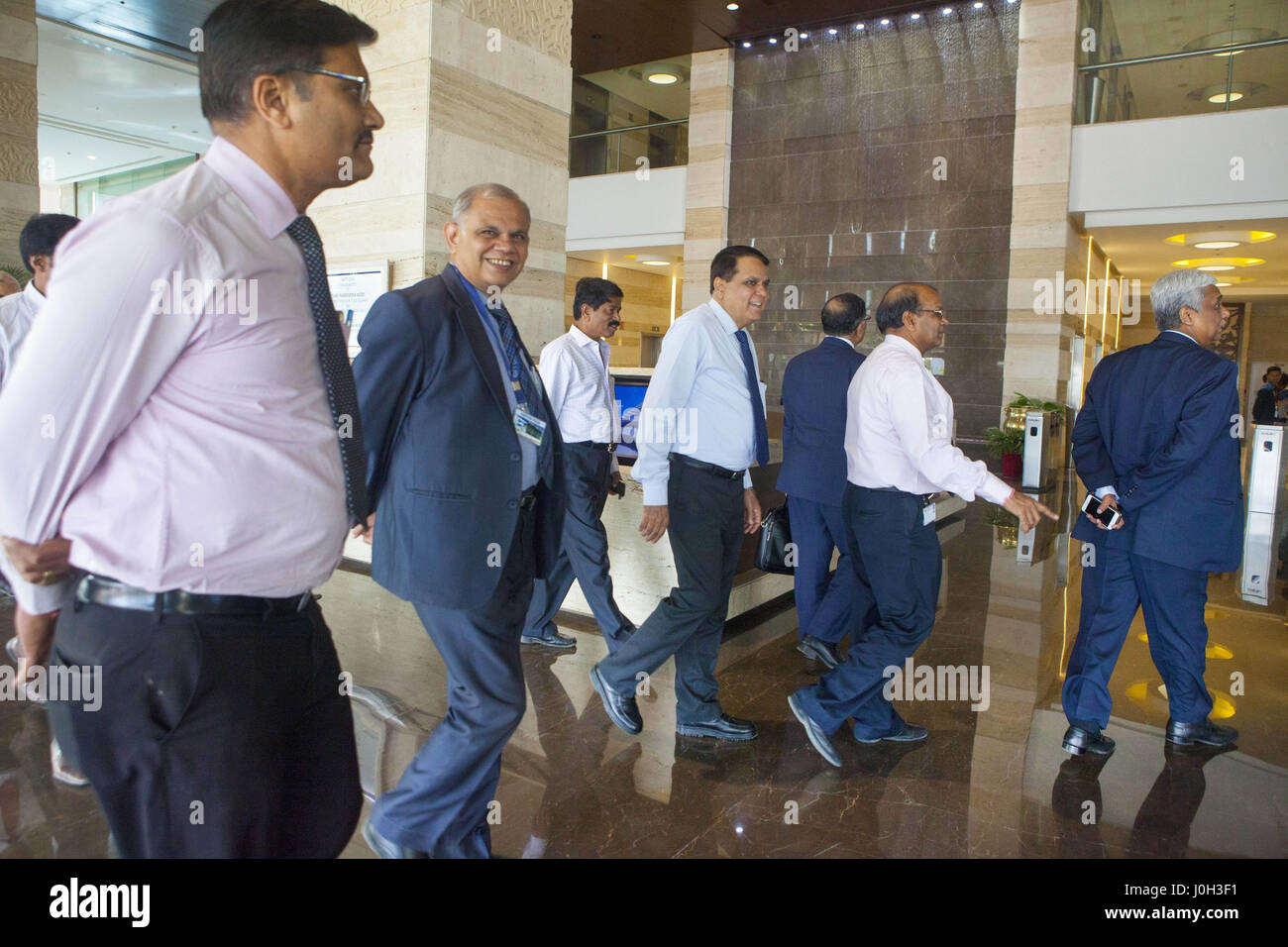 Gift City, Gujarat, India. 20th Mar, 2017. 20 March 2017 - GIFT city, India.New investors and Bankers take a tour of the GIFT city. Credit: Subhash Sharma/ZUMA Wire/Alamy Live News Stock Photo