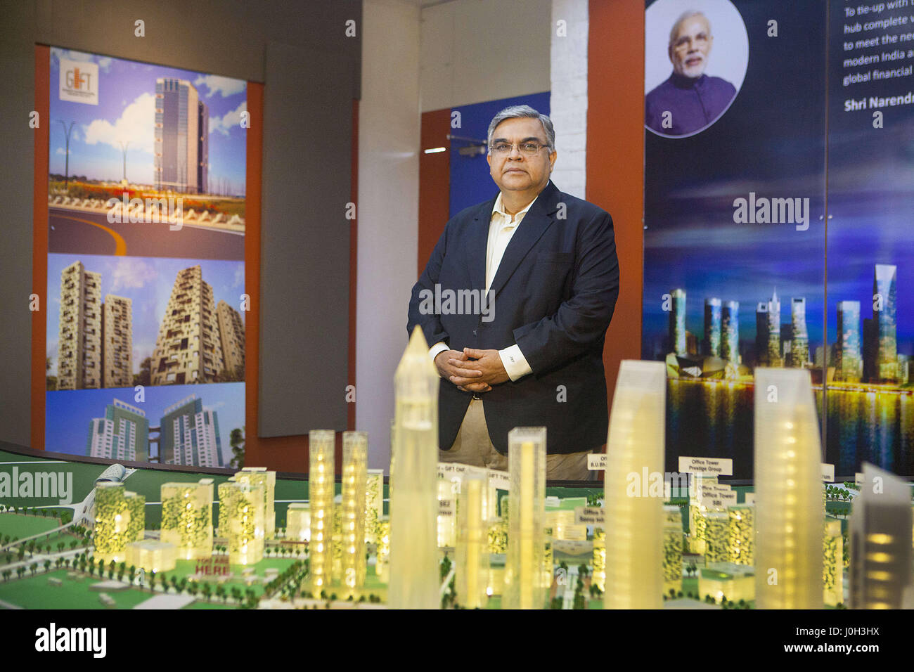 Gift City, Gujarat, India. 20th Mar, 2017. 20 March 2017 - GIFT city, India.Ajay Pandey, Managing Director of the GIFT Gift City. Credit: Subhash Sharma/ZUMA Wire/Alamy Live News Stock Photo