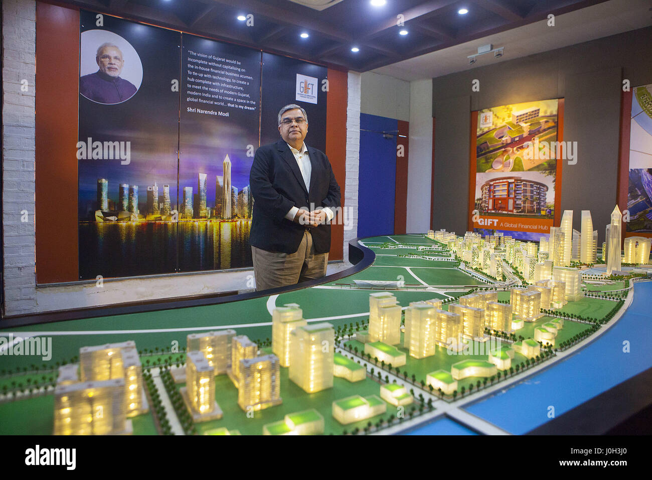 Gift City, Gujarat, India. 20th Mar, 2017. 20 March 2017 - GIFT city, India.Ajay Pandey, Managing Director of the GIFT Gift City. Credit: Subhash Sharma/ZUMA Wire/Alamy Live News Stock Photo