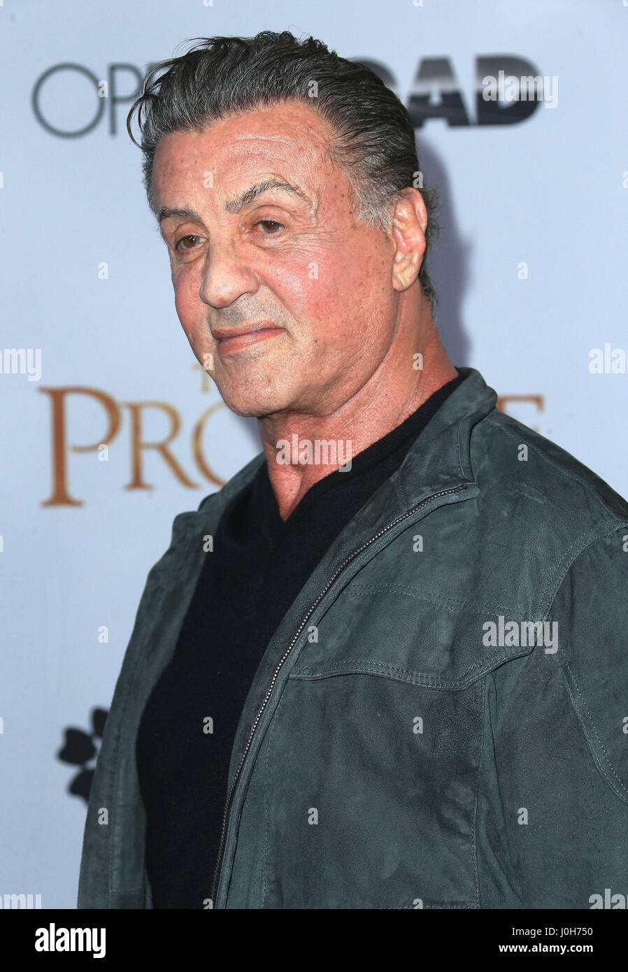 Hollywood, California, USA. 12th Apr, 2017. Sylvester Stallone. Premiere Of Open Road Films' ''The Promise'' held at TCL Chinese Theatre. Photo Credit: AdMedia (Credit Image: © AdMedia via ZUMA Wire) Credit: ZUMA Press, Inc./Alamy Live News Stock Photo