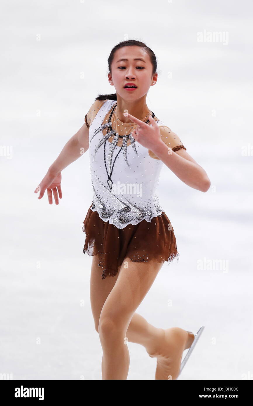 Helsinki, Finland. 31st Mar, 2017. Xiangning Li (CHN) Figure Skating