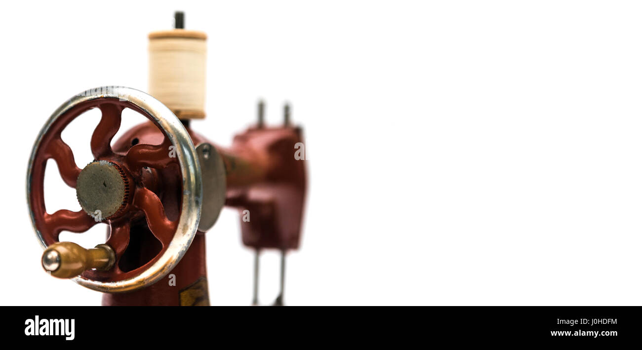 Old manual sewing machine Cut Out Stock Images & Pictures Alamy