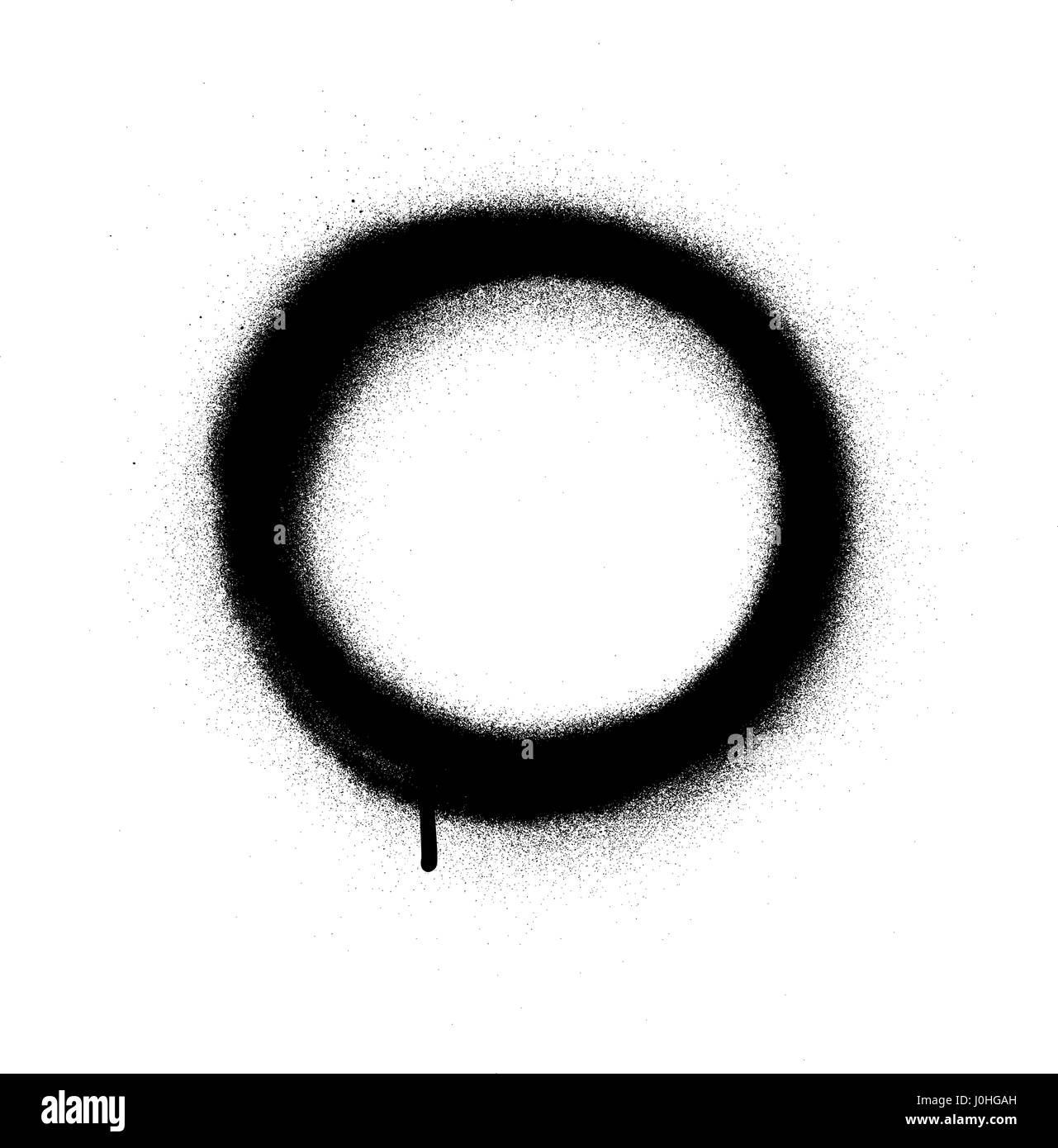 graffiti circle spray design element in black on white Stock Vector Image & Art Alamy