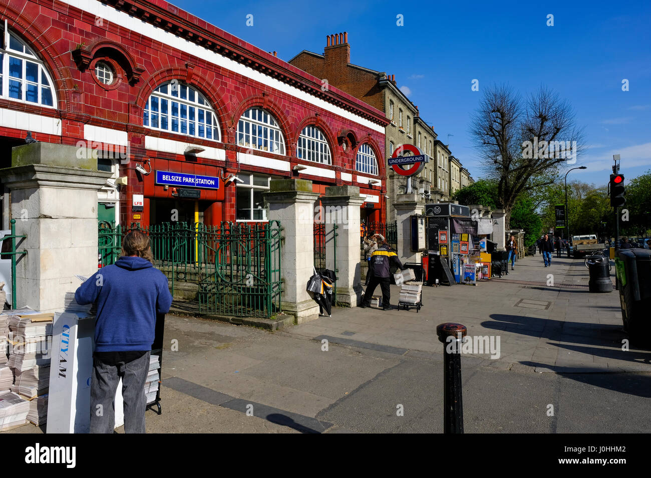 Belsize Park station Stock Photo Alamy