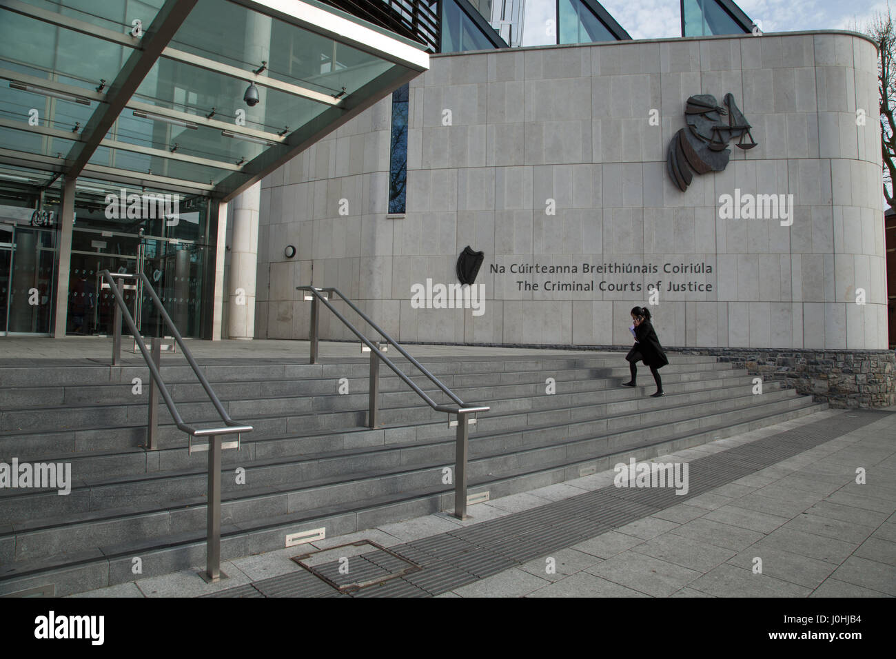 Criminal Courts of Justice, Dublin city, Ireland. Stock Photo