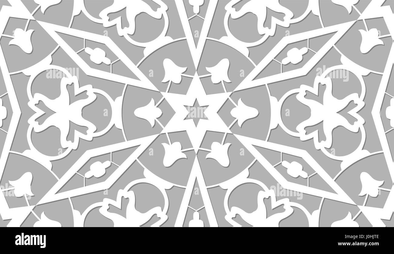 East pattern. Vintage oriental ornament of mandalas. Template for ...