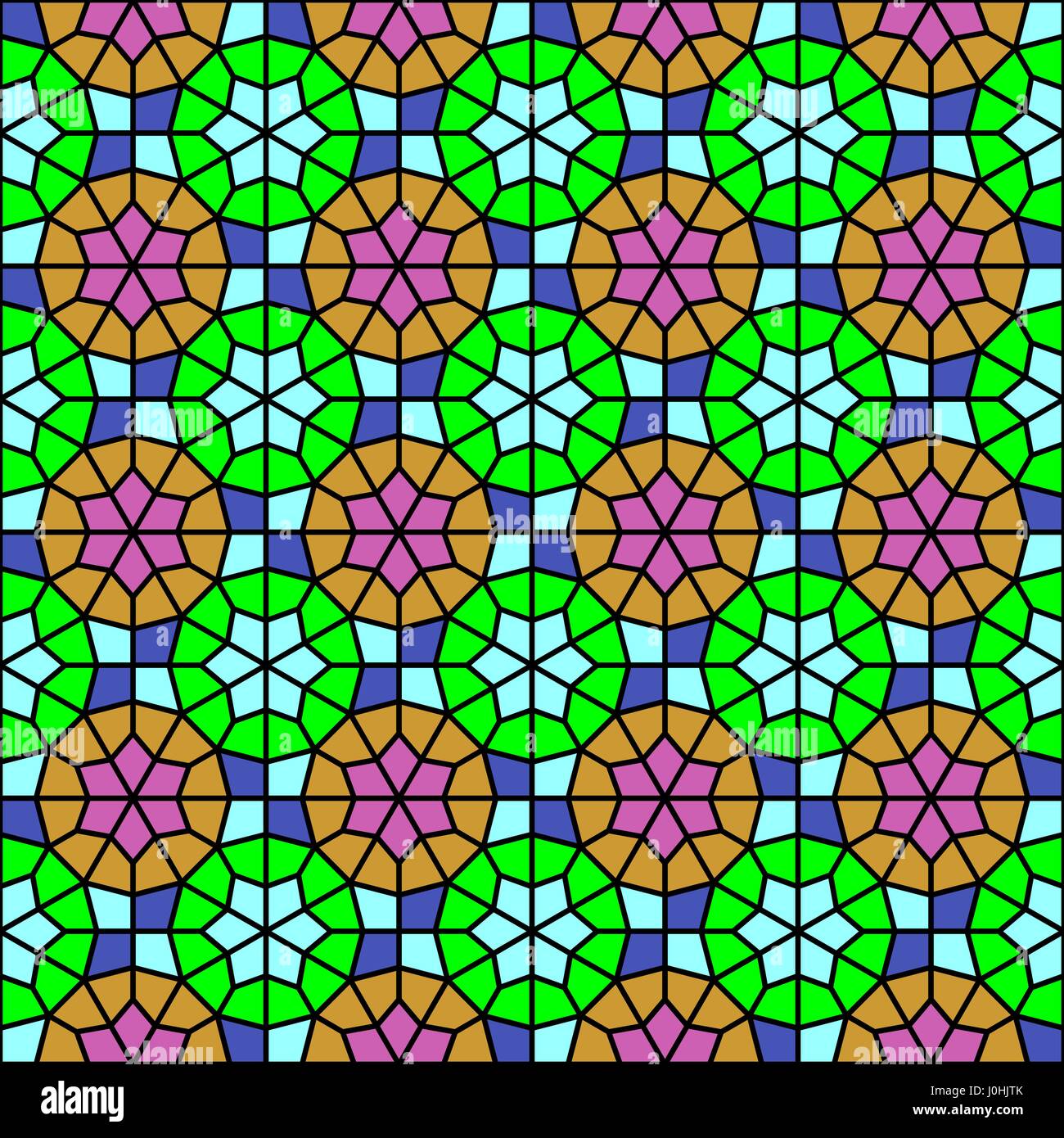 East pattern. Vintage oriental ornament of mandalas. Template for ...