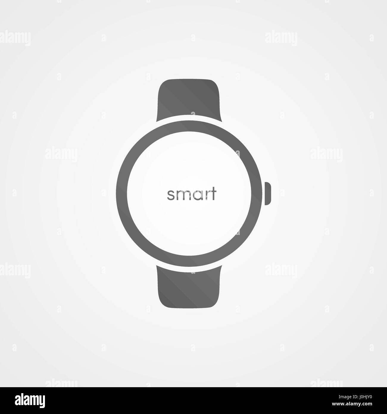 Smart watch with application icon on screen vector illustration Stock Vector Image & Art Alamy